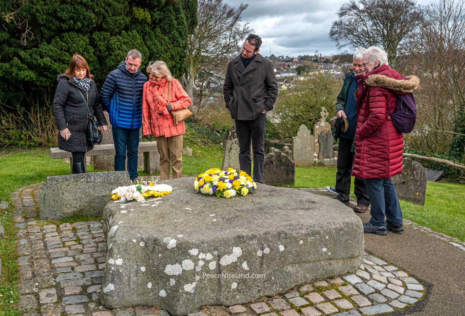 St Patrick's day 2019 - the last year the public could visit his grave before COVID restrictions of 2020 and 2021