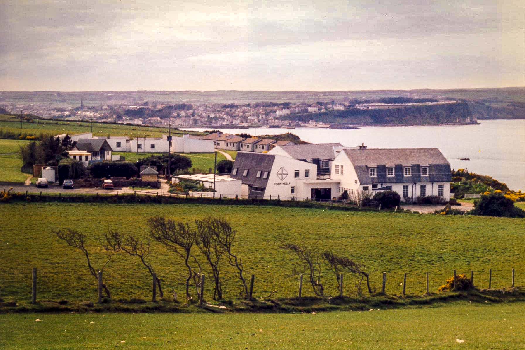 The Old Corrymeela Campus, Ballycastle, photographed in the 1980's