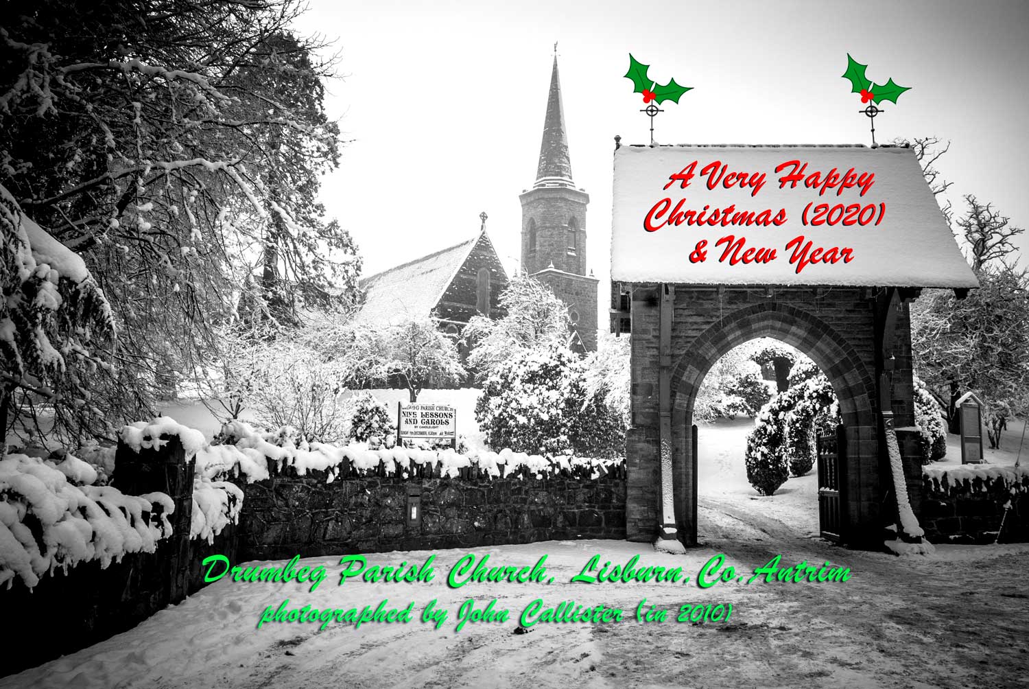Just outside Lisburn town, Drumbeg, Church of Ireland. (Dec 2010)