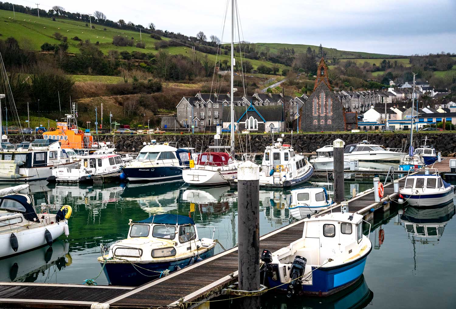 Glenarm Harbour, County Antrim, New Year's Day 2024 Glenarm Harbour, County Antrim, New Year's Day 2024