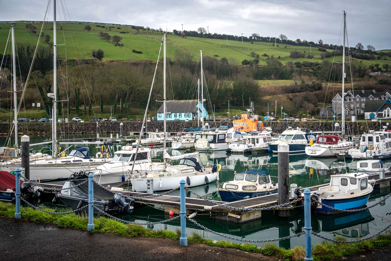Glenarm Harbour, County Antrim, New Year's Day 2024 Glenarm Harbour, County Antrim, New Year's Day 2024